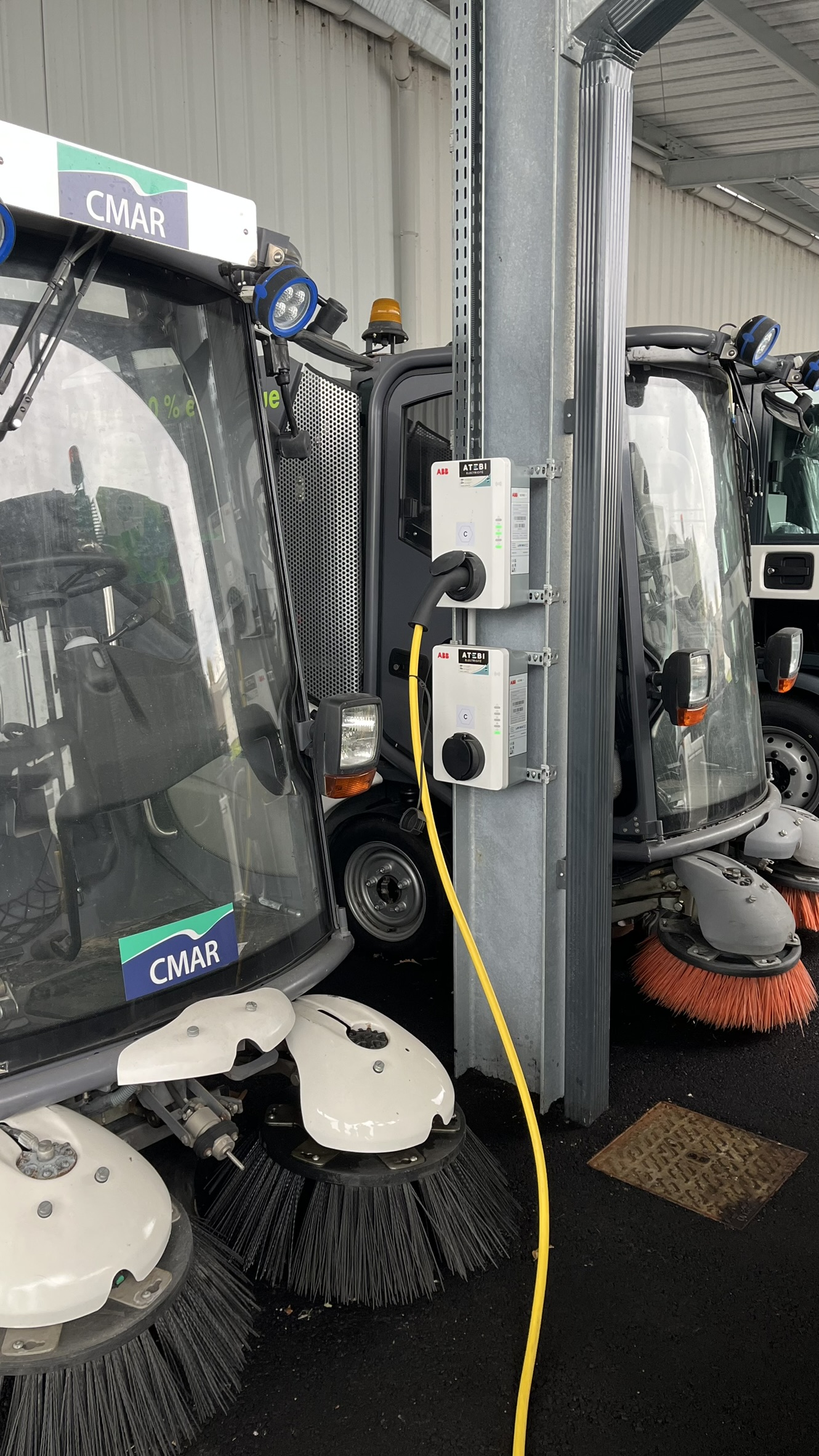 ATEBI installation bornes recharge CMAR Durtal 3